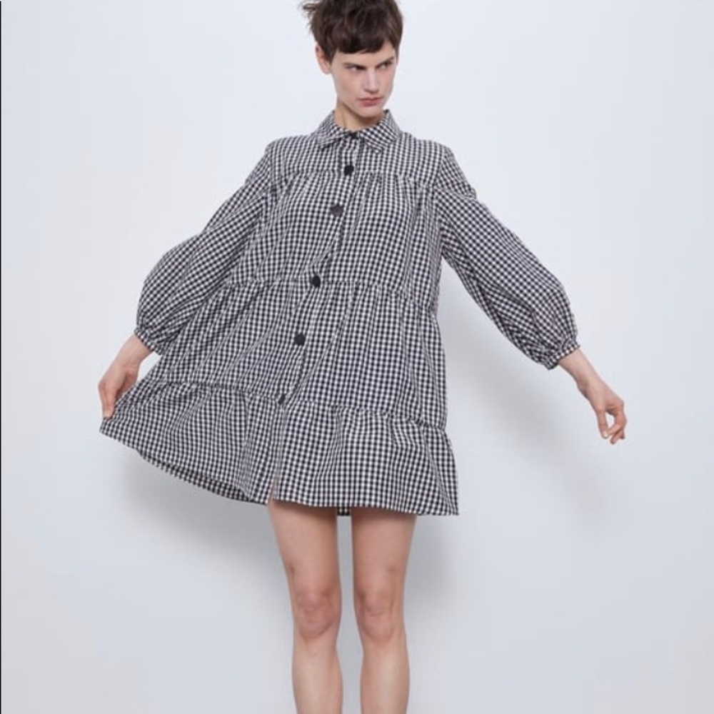Zara Gingham Dress